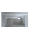 Bacia para Lavar Roupa de Varanda Atacado com Tábua de Lavar Pedra de Quartzo Bacia Doméstica Mesa Integrada Máquina de Lavar Bacia de Lavar Piscina de Lavanderia