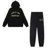 Traje con Estampado de Letras Nuevo de Aliexpress Transfronterizo Otoño e Invierno Casual Sudadera con Capucha y Mangas Largas Pantalones para Hombre