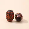 Pingente de Ágata Dzi de Nove Olhos Estilo Antigo Vintage, Pingente de Ágata Dzi Buddha de Xizang, Nova Ágata Dzi Buddha Retro de Guangzhou