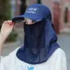Sombrero protector solar de verano para niños, protección UV, velo para exteriores, para ciclismo, sombrero retráctil de ala grande