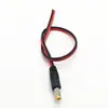 Cable DC Rojo y Negro Cable de Alimentación Macho DC Enchufe de Alimentación para Video de Vigilancia Cable de Señal de Alimentación DC DC5.5*2.1 Macho
