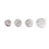 Accesorios de joyería de acero inoxidable directo de fábrica soldadura de alfiler bandeja para gemas broche bandeja de disco hebilla de joyería DIY