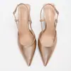 Zapatos de tacón alto simples de color liso para primavera, modernos y versátiles, corte bajo con una sola tira y parte trasera abierta, sandalias de tacón fino, zapatos de tacón alto de color liso de una sola tira