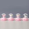 Nuevo jardín de infancia yuanmeng mini bola de cristal de viento linda decoración de escritorio de oficina para regalos de colegas