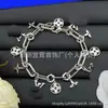 [Novidades Contínuas] Pulseira Cruzada Nova de Alta Qualidade Réplica Lv Letra V com Etiquetas, Artesanato de Ponta Atacado