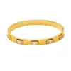 Pulsera de Acero Inoxidable para Mujer de Joyería Transfronteriza, No se Desvanece, Moderna, Lujo Ligero, de Nicho, Circonita Estrellada, Pulsera de Acero de Titanio para Mujer