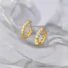 Pendientes Metálicos Vintage en Forma de Corazón con Forma de C de Henna para Mujer, Pendientes de Moda Transfronterizos Europeos y Americanos de Nicho con Agujas de Plata, Al por Mayor en Stock
