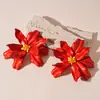 Pendientes Dulces de Pétalos de Flor Acrílicos, Estilo Festivo, Modernos, Versátiles, Elegantes, Pendientes de Gama Alta para Mujer