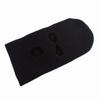Chapéus de Tricô com Três Furos para Outono e Inverno para Homens e Mulheres Chapéu Pulôver Barak Chapéu de Lã Spoof Chapéu Quente para Ciclismo ao Ar Livre Frio