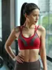2025 Primavera Hermoso Espalda Cruzada Sujetador Deportivo para Mujer Transpirable a Prueba de Impactos Push up Ropa Interior para Correr Yoga Venta al Por Mayor de Fábrica