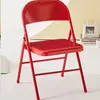 Silla plegable para uso doméstico, diseño simple, adecuada para dormitorios universitarios, silla de computadora, portátil para conferencias, silla de oficina con respaldo, silla de comedor para dormitorio, taburete