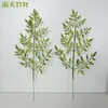 Rama Artificial Única y Multirrama de Nandina, Planta Verde Falsa para Decoración de Sala de Estar y Centro Comercial, Paisajismo, Adorno de Pie y Accesorio para Fotografía