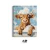 Pintura Decorativa de Banho de Animal Fofo da Amazon Transfronteiriça Banheiro Quarto Infantil Pintura em Tela Sem Moldura Pintura Divertida para Pendurar Dropshipping