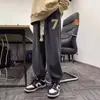 Pantalones de Marca Americana de Moda para Hombre, Primavera y Otoño Nuevos Joggers Deportivos Versátiles Holgados, Pantalones Largos Casuales con Puño para Jóvenes