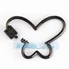 Acessórios de joias DIY cobre puro micro cravejado zircônia luxo parafuso pode abrir e fechar fivela de pulseira e colar