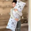 Almohada larga de terciopelo lechoso para mujeres, diseñada para dormir con las piernas recogidas, dormir de lado, respaldo de sofá, cojín de respaldo para sala de estar, nuevo estilo 2026