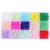 Caja de cuentas de vidrio de 8 mm, bolsa de material, pulsera hecha a mano, accesorios de joyería con cuentas, venta al por mayor