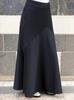 Exportación Europea y Americana Simple Moda Larga Delgada Falda Larga 2025 Otoño Cintura Alta Ropa de Trabajo Elegante Elegante Falda