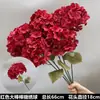 Arte Floral para Casamento Flor Vermelha Material de Fundo Decoração Ikebana Rosa Eucalipto Arranjo para Sala de Estar Interna