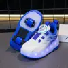 Zapatos Rampage para Niños, Versión Estudiante, Aptos para Niños y Niñas, Retráctiles para Ir a la Escuela, de Dos Ruedas, Modelo Transpirable de Verano, Modelo Infantil con Luces
