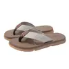 Novas Moda Moderna Popular Praia Descanso Fundo Grosso Ângulo Elevado Chinelos Chinelos de Alta Qualidade Roupa Externa Masculina