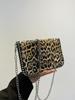 Bolso cruzado informal para mujer, nuevo, combinable con todo, estilo occidental, sencillo, con cadena, 2024