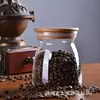 Garrafa de Vidro de Silicone Gaopeng de Cortiça para Venda por Atacado Pote Selado Transparente Garrafa de Armazenamento Pote de Armazenamento para Chá Café