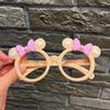 Montura de Gafas para Niños Niñas Lindo Sin Lentes Bebé Foto Dibujos Animados Juguete Montura de Gafas Moda Montura de Gafas Decorativa