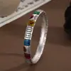Pulsera nueva de gato de la suerte esmaltado, estilo chino nuevo, estilo nacional retro, diseño cerrado, diseño de nicho, trae paz y alegría, adecuada para regalar