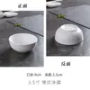 Plato de Cerámica Blanco Puro para Salsas, Plato Pequeño para Guarniciones, Plato para Kimchi, Plato Estilo Japonés para Salsas y Vinagre, Plato para Aceite, Plato Doméstico para Condimentos, Plato para Chile