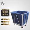 Carro de recogida de ropa sucia de acero inoxidable grueso para servicio de habitaciones de hotel, con cesta cónica