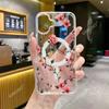 Funda Popular Tk con Enredadera de Flores para Teléfono Ip17/16 Magnética Magsafe Transparente Apple 18Pm Cubierta Protectora de Acrílico