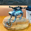 Criativo novo chaveiro de cachorrinho mecânico de voo de baixa altitude, divertido brinquedo transformável para alívio do estresse para estudantes, pequeno pingente atacado