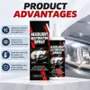 Spray de Cuidado para Faróis de Carro Amarelamento Oxidação Limpeza Desembaçante Polimento Renovação Spray de Cuidado