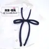 Corbata Gris con Diseño Floral para Niños y Niñas, Niños, Estudiantes de Primaria y Secundaria, Pajarita Azul Oscuro de Color Sólido, Cinta, Accesorios para Uniforme Escolar JK