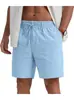 Moda de Verano para Hombre Casual Versátil de Moda Pantalones Cortos Estilo Callejero Color Sólido Sueltos Pantalones Cortos Multicolor Modernos En Stock