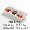 Plato para condimentos tazón plato para salsas plato de plástico para salsa de soja plato pequeño de plástico plato para condimentos mojado en salsa de soja plato para vinagre vajilla de melamina comercial