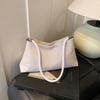 Bolsa Transversal Casual Simples de Ombro Axilar Design de Nicho Bolsa Tecida Feminina para Trabalho, Deslocamento, Combinação Livre, Mão, Balde