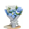 Ramo de Flores de Hilo Tejido a Mano, Flores Artificiales para el Día de la Madre, Cumpleaños, Temporada de Graduación, Ceremonia de Mayoría de Edad, Regalo Souvenir