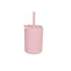 Taza Antiderrames Antigolpes Taza para Beber Infantil Taza Absorbente de Entrenamiento Taza Complementaria para Comida de Bebé Taza con Popote de Silicona para Niños