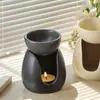 Fabricante de Chaozhou al por mayor Horno Creativo Escandinavo de Cerámica para Aceites Esenciales Horno de Aromas Divididos Horno de Aromaterapia con Velas Muebles para el Hogar