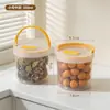 Contenedores de almacenamiento para productos secos BNBSKitchen con tapas herméticas, diseñados para mantener la humedad fuera y almacenar diversos granos para uso doméstico