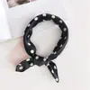 Pañuelo Cuadrado Pequeño de Resorte 50cm Estampado Coreano Moderno Elegante Ropa Profesional Pañuelo Pequeño Decorativo Moda Pañuelo Pequeño de Seda