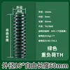 Resorte de Muelle Verde, Resorte de Compresión Rectangular de Alambre Plano de Alta Resistencia, Resistente a Altas Temperaturas 65Mn de Alta Calidad, Estándar Japonés Doméstico