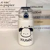 Taza Térmica con Popote de Garra de Gato Estilo Ins Acero Inoxidable 316 Taza de Gran Capacidad Simple Doble Bebida para Niños Estudiantes Vaso de Agua