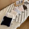 Novedad Otoño/Invierno 2026 Ropa Interior de Algodón Lyocell Elástico y Amigable con la Piel con Adorno de Encaje a Cuadros para Niñas y Mujeres de Tiro Medio tipo Bolsita