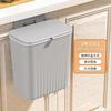 Cubo de Basura Colgante para Cocina Cubo de Almacenamiento Engrosado Hogar Baño Baño Gran Capacidad Tapa Cubo de Almacenamiento Montado en Pared