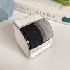 Juego de 10 piezas~Gomas para el pelo retorcidas de colores caramelo para coletas, alta elasticidad, gomas elásticas duraderas, nuevos accesorios para el cabello