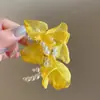 Pendientes Rosas Dulces de Flores Estilo Vacaciones de Verano para Mujer Diseño de Nicho Pendientes de Perlas Exagerados Populares de Playa
