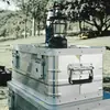 Caja de Herramientas de Hardware Manija de Resorte, Manija de Anillo para Caja, Manija Móvil de Aluminio para Caja de Soporte, Manija de Resorte de Acero Inoxidable 304
